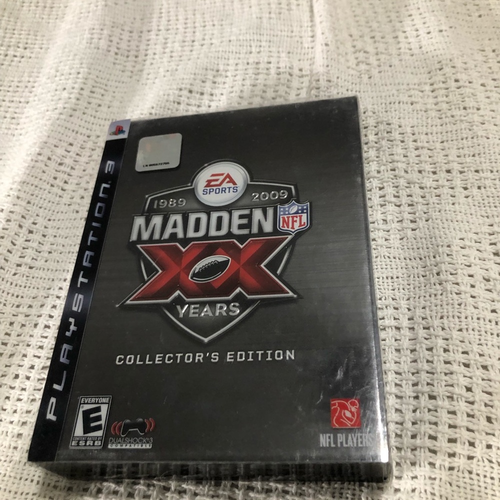 Madden nfl 09 20th anniversary collectors edition play station 3